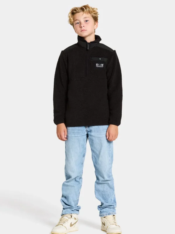 Online Didriksons Exa Kids' Half Zip Black