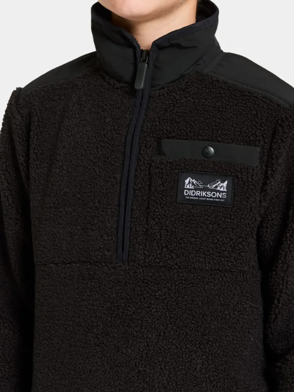 Online Didriksons Exa Kids' Half Zip Black