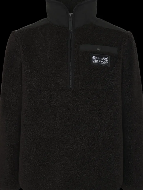 Online Didriksons Exa Kids' Half Zip Black