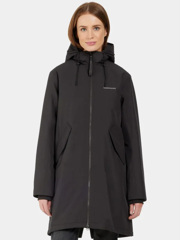 Shop Didriksons Fia Parka Black