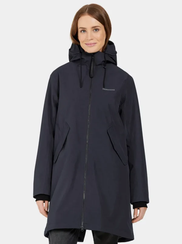 Outlet Didriksons Fia Parka Dark Night Blue