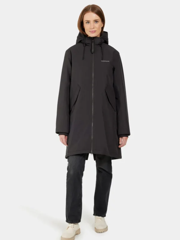 Shop Didriksons Fia Parka Black