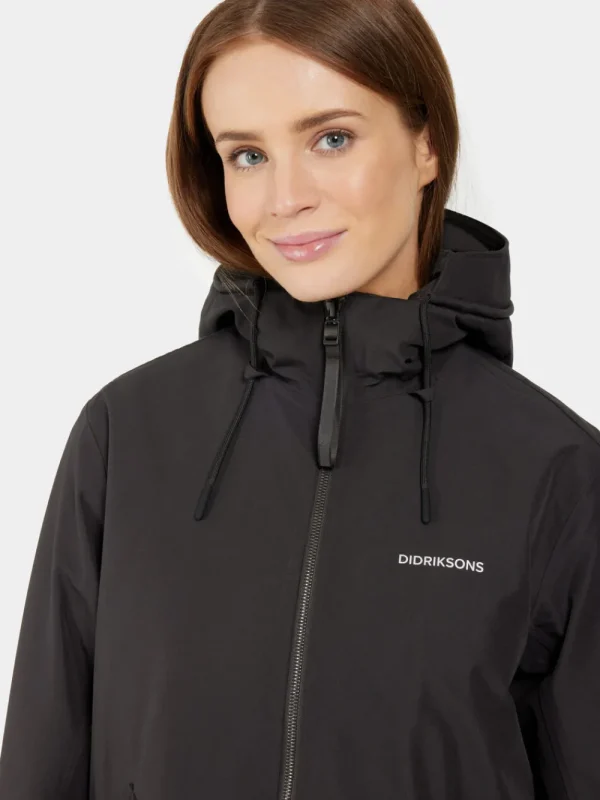 Shop Didriksons Fia Parka Black