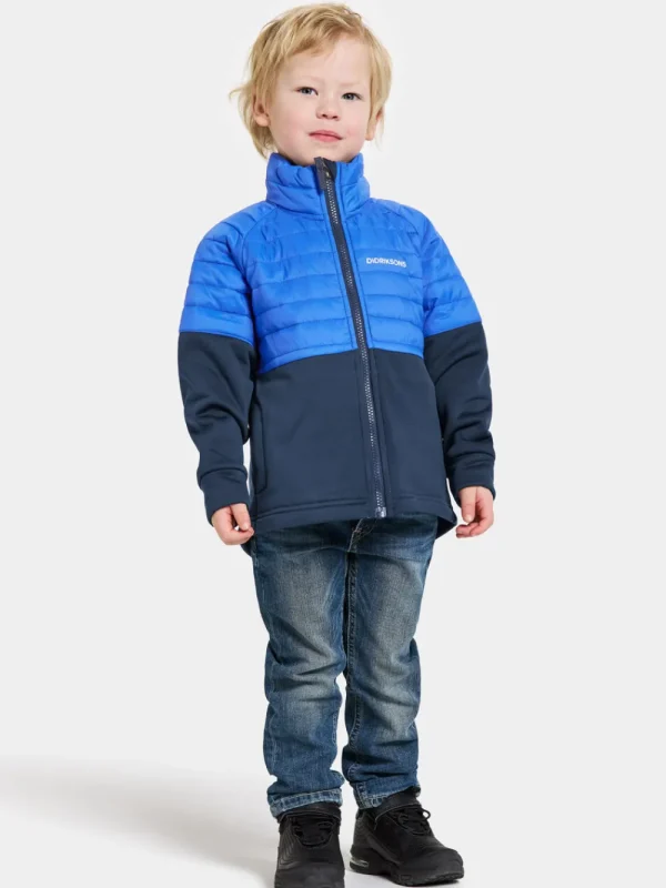 Best Didriksons Filur Kid's Hybrid Jacket Caribbean blue