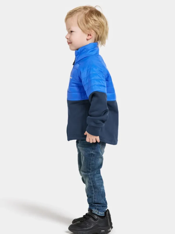 Best Didriksons Filur Kid's Hybrid Jacket Caribbean blue