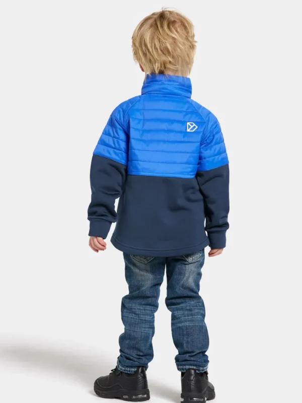 Best Didriksons Filur Kid's Hybrid Jacket Caribbean blue