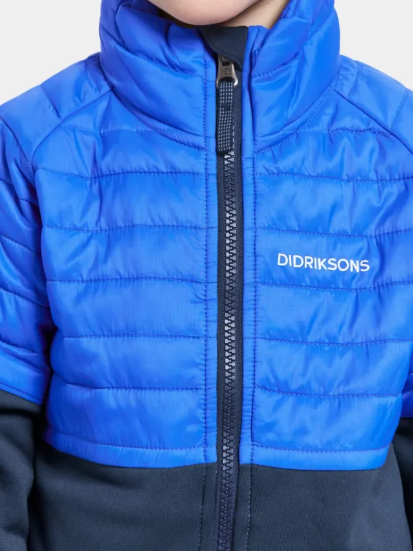 Best Didriksons Filur Kid's Hybrid Jacket Caribbean blue