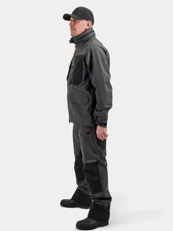 Shop Didriksons Fractus Jacket Coal black