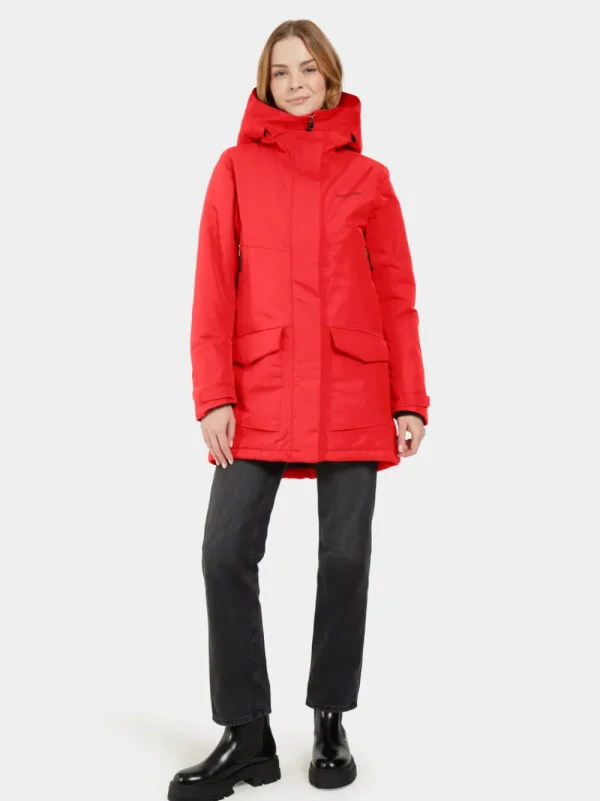 Shop Didriksons Frida Parka Pomme Red