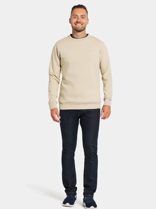 Best Didriksons Fyn Sweater Light Beige