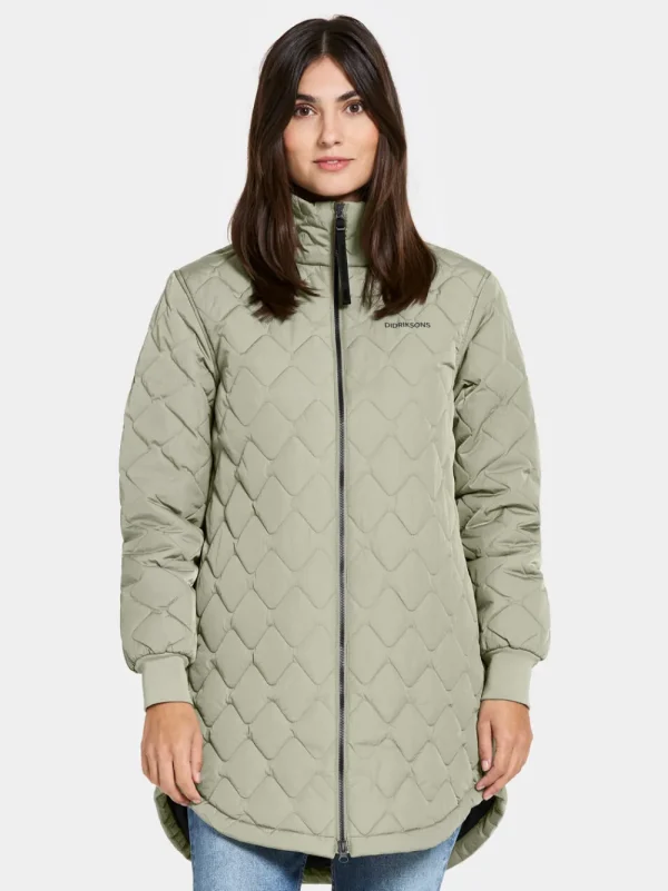 Hot Didriksons Gabbi Parka Wilted leaf