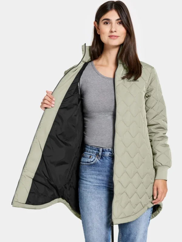 Hot Didriksons Gabbi Parka Wilted leaf