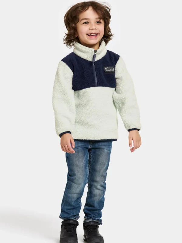 Shop Didriksons Gosig Kids' Half-Zip Pale Mint