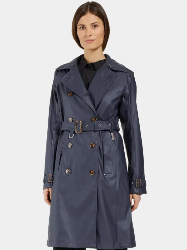 Outlet Didriksons Gry Coat Galon® Dark Night Blue