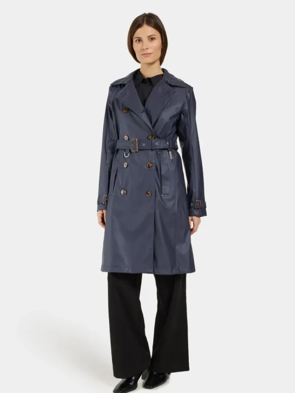 Outlet Didriksons Gry Coat Galon® Dark Night Blue