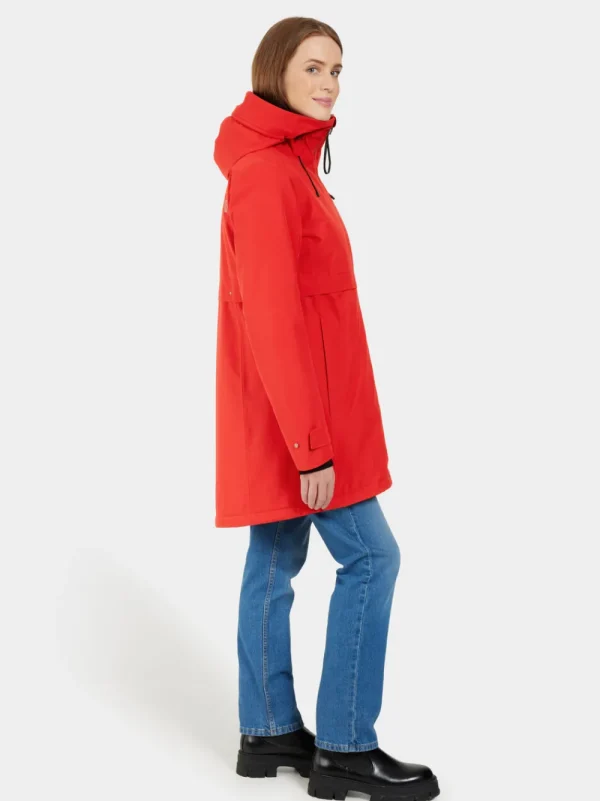 Shop Didriksons Helle Parka Pomme Red