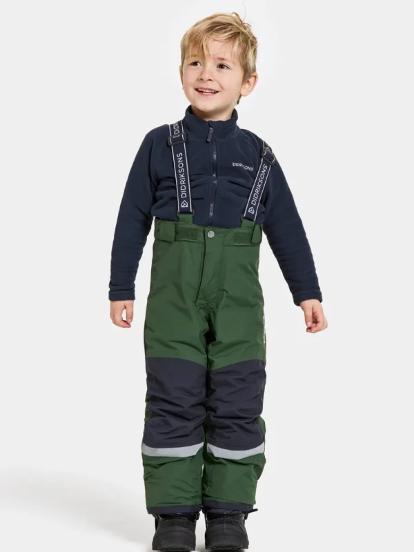 Clearance Didriksons Idre Kids' Pants Pine Green