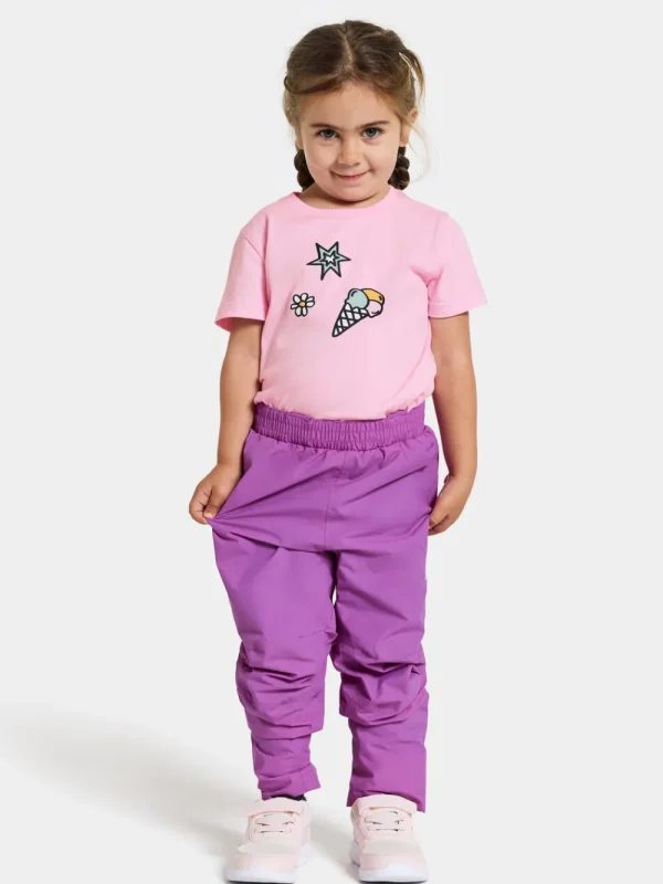 Cheap Didriksons Idur Kids' Pants Tulip Purple