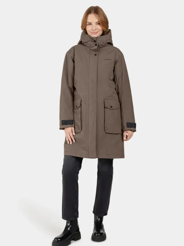 Online Didriksons Ilsa Parka Mocha Brown