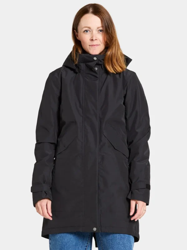 Online Didriksons Indra Parka Black