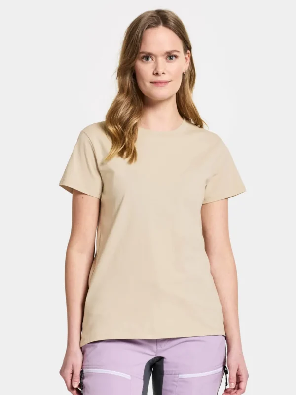 Discount Didriksons Ingarö T-Shirt Light Beige