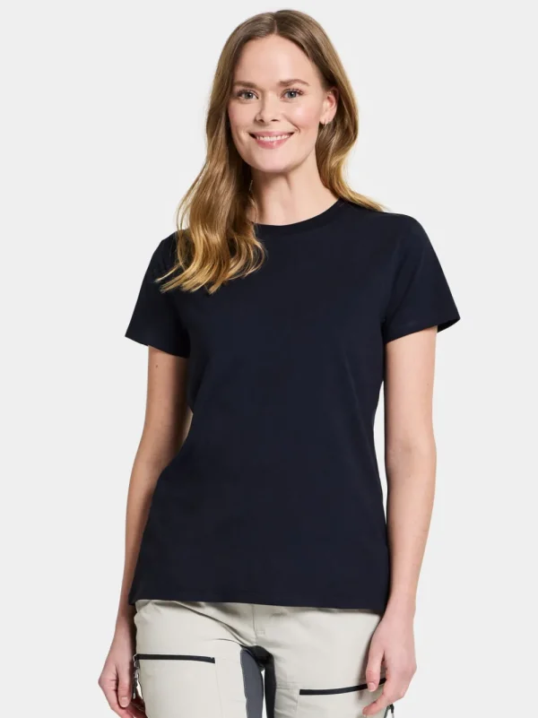 Shop Didriksons Ingarö T-Shirt Dark Night Blue