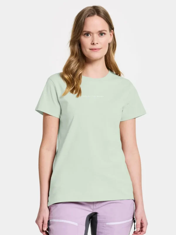 Online Didriksons Ingarö T-Shirt Printed Pale Mint