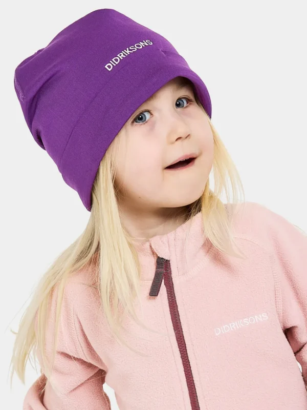 Shop Didriksons Jadis Kids' Beanie Royal Purple