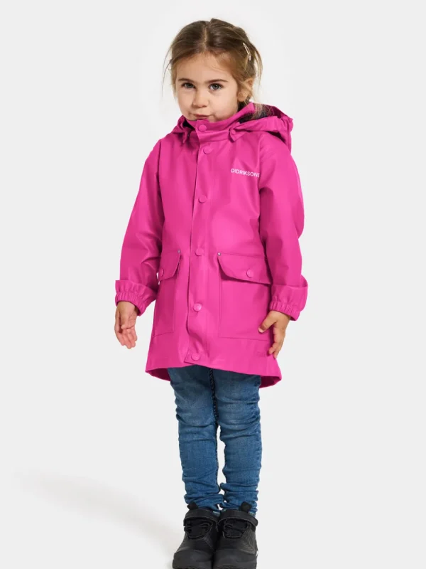 Best Didriksons Jojo Kids' Jacket Plastic Pink