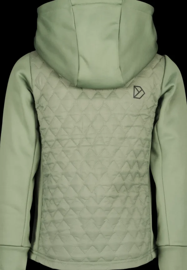 Outlet Didriksons Kapris Kids' Full-Zip Light Moss