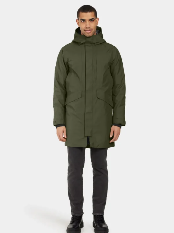 Store Didriksons Kenny Parka Deep Green