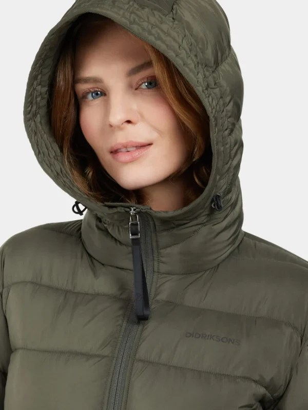 Discount Didriksons Kleo Parka Long Deep Green