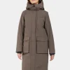 Best Didriksons Leya Parka Long Mocha Brown