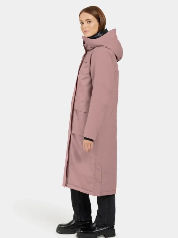 Fashion Didriksons Leya Parka Long Faded Wine