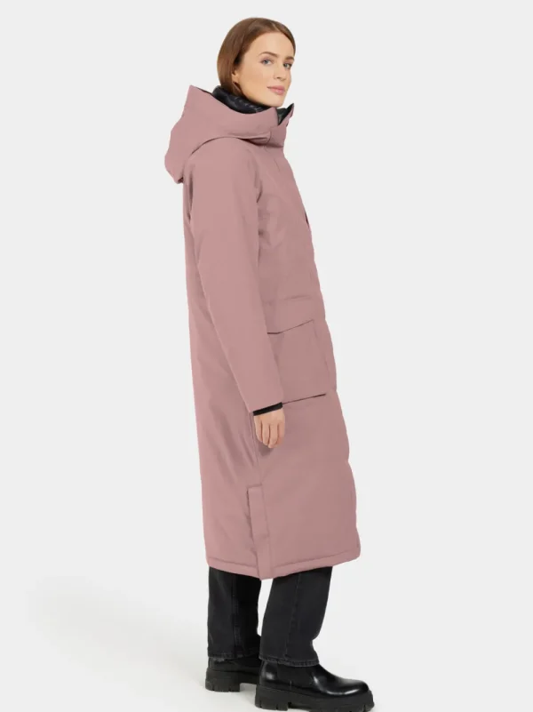 Fashion Didriksons Leya Parka Long Faded Wine