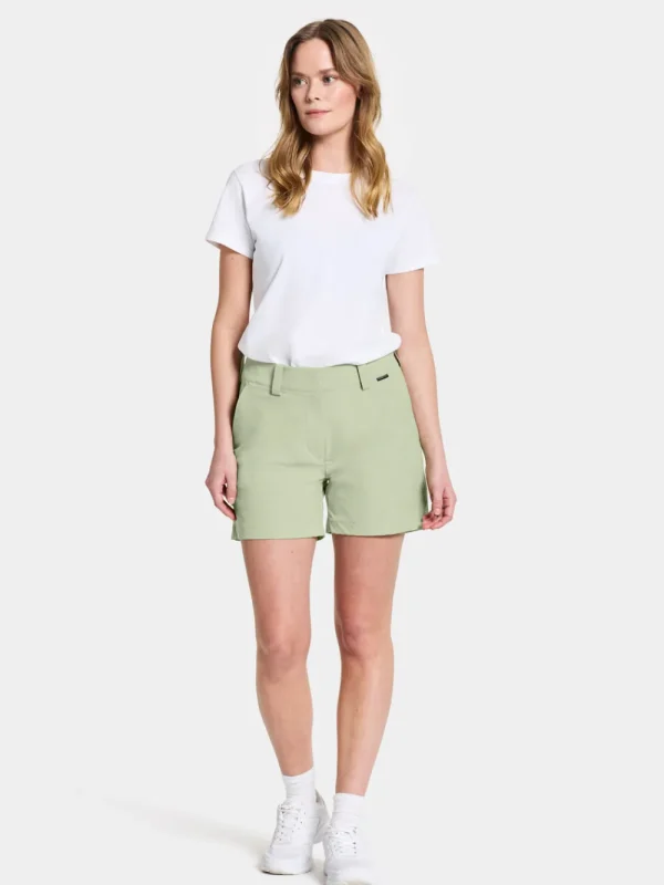 Discount Didriksons Liv Shorts Soft Green