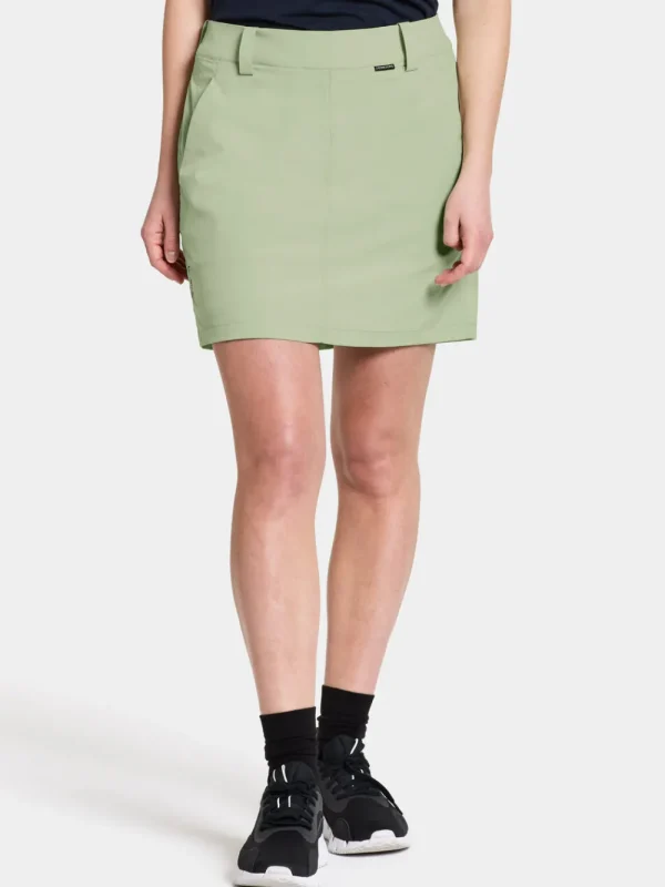 Discount Didriksons Liva Skirt Soft Green