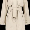 Shop Didriksons Lova Coat Long Clay Beige