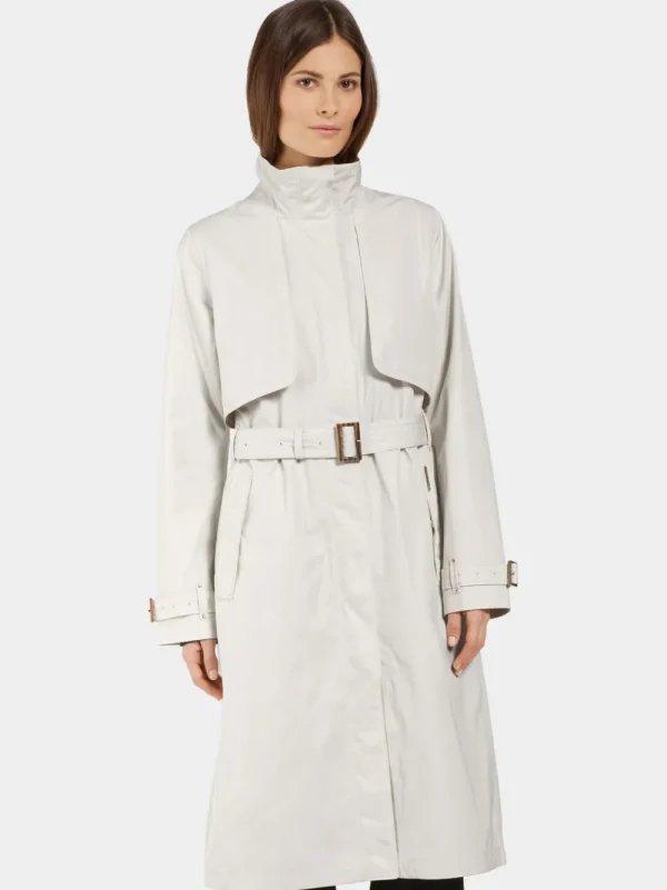 Fashion Didriksons Lova Coat Long White Foam