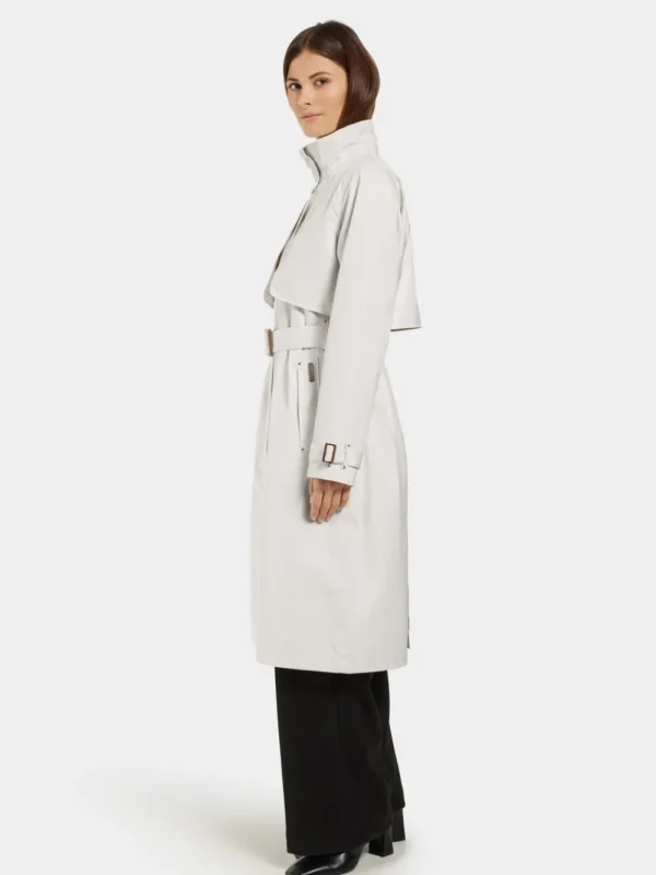 Fashion Didriksons Lova Coat Long White Foam