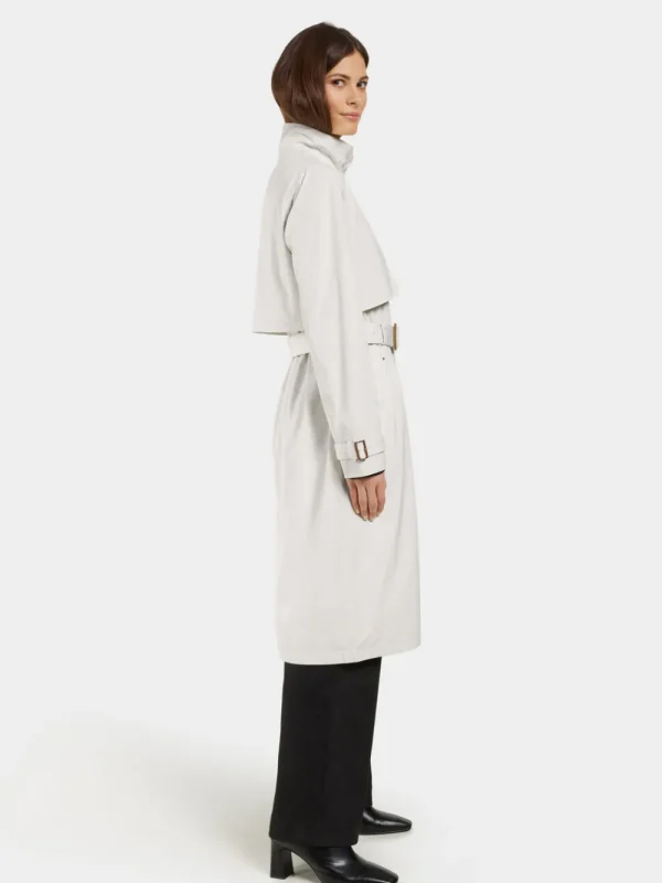 Fashion Didriksons Lova Coat Long White Foam