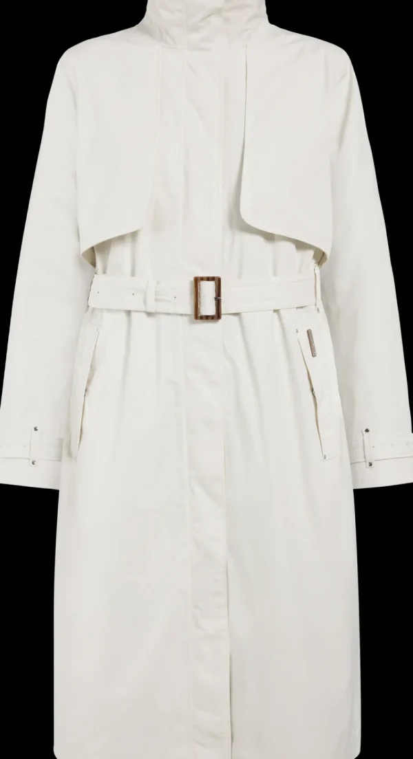 Fashion Didriksons Lova Coat Long White Foam