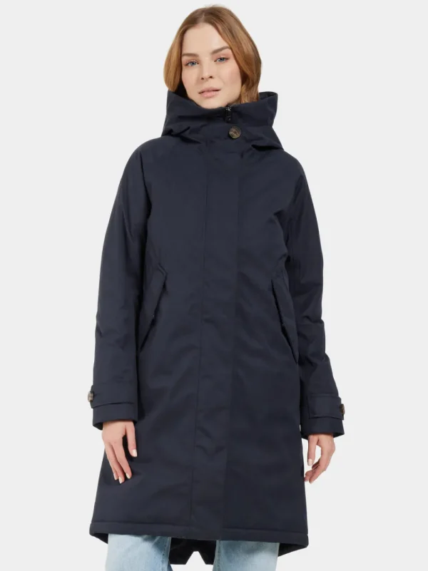 Clearance Didriksons Luna Parka Dark Night Blue