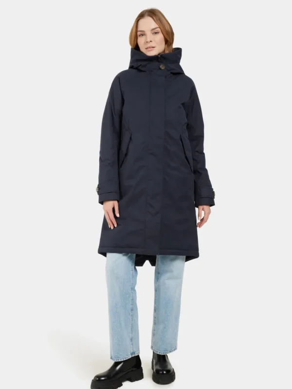 Clearance Didriksons Luna Parka Dark Night Blue