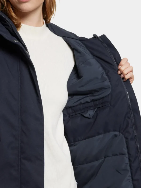 Clearance Didriksons Luna Parka Dark Night Blue