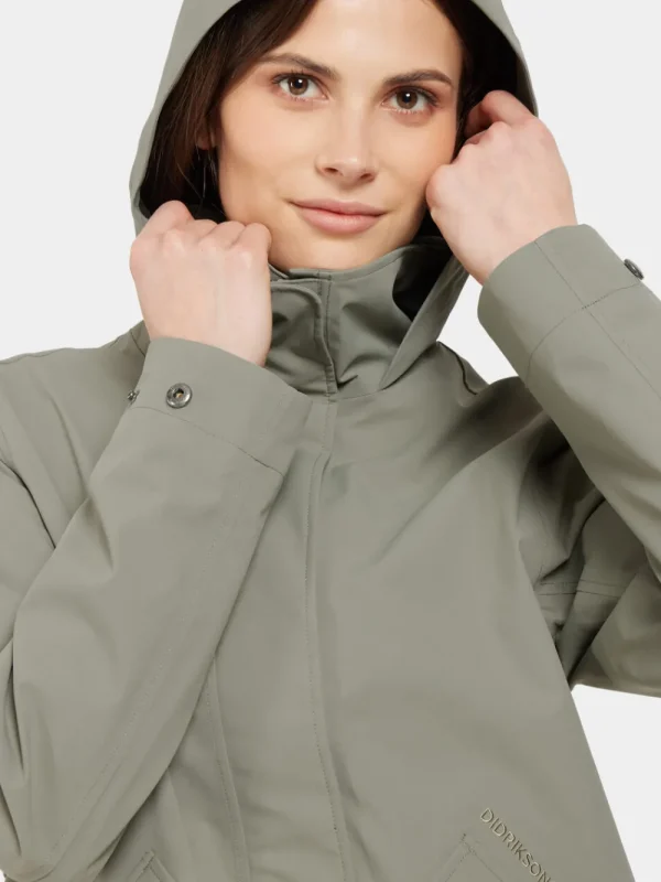 Online Didriksons Mabel Jacket Mistel Green