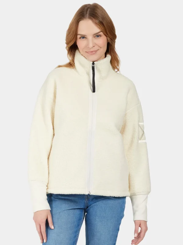 Fashion Didriksons Mella Full-Zip White Foam