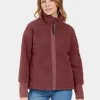 Store Didriksons Mella Full-Zip Old rust