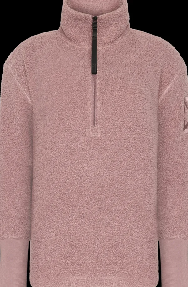 Discount Didriksons Monia Half zip Faded Wine