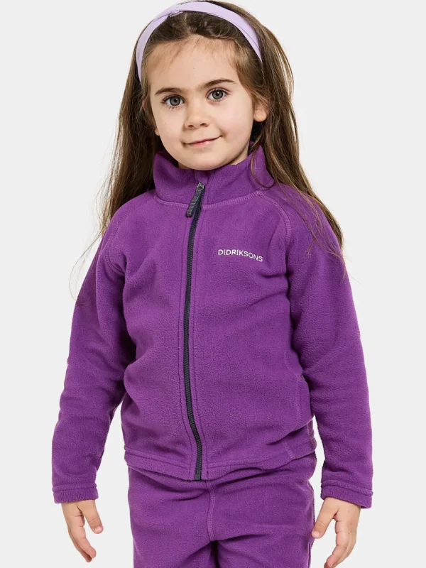 Cheap Didriksons Monte Kids' Full-Zip Royal Purple